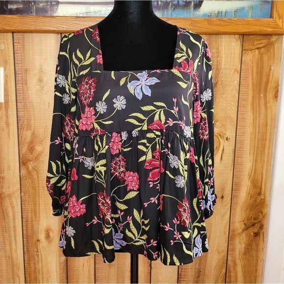 Dolan Left Coast Cherie Babydoll Top - Picture 3 of 9